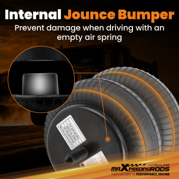 2pcs Air Spring Bellow Bags for Goodyear 2B9229 for Firestone W01-358-6897