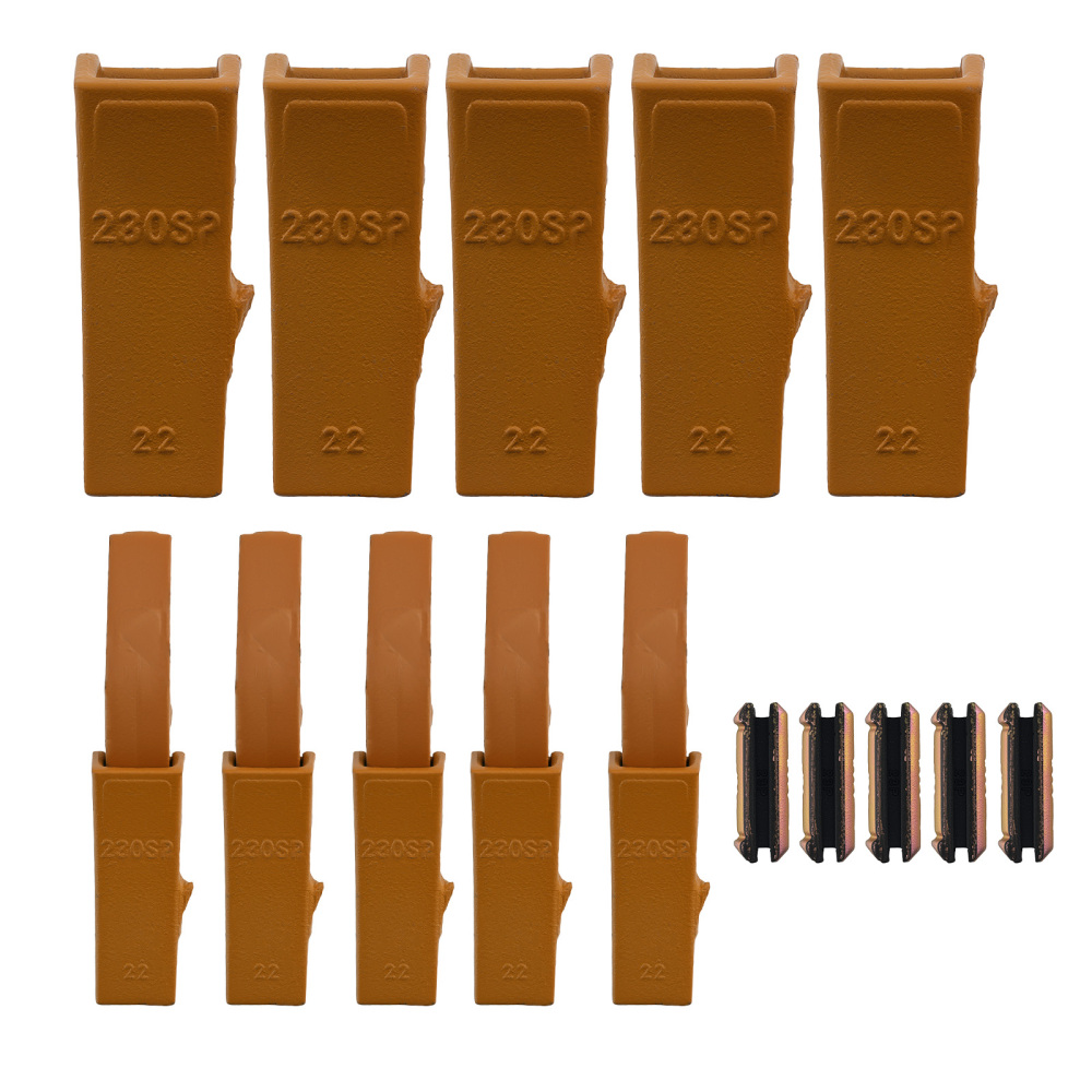 5PC Adapter Kit for Excavator Bucket Teeth 23 230 Series U43792 230SP TF23P