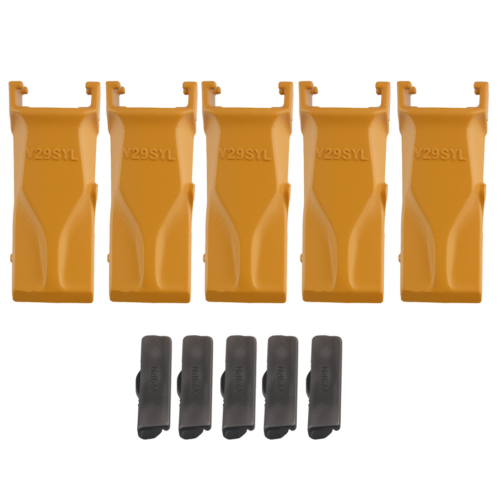 Bucket Teeth+Pins for Esco Style Super V Excavator Loader V29SYL V29PN 5x