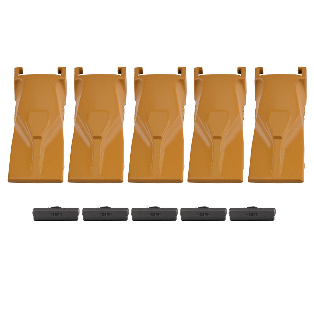 33 Series Bucket Teeth for Esco Super V Excavator V33SYL V33PN w/ Pins