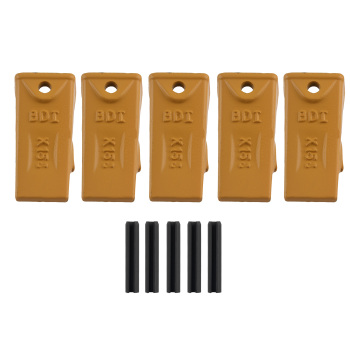 156 Series Bucket Teeth 5PCS X156 for Excavator X156S P156 Carbon Steel