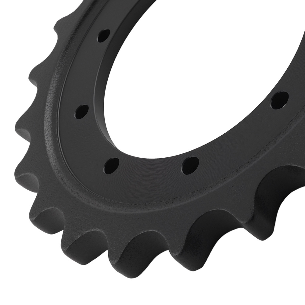 Drive Sprocket compatible for Kubota U25 U35 Excavator Black Steel 2039666 21T