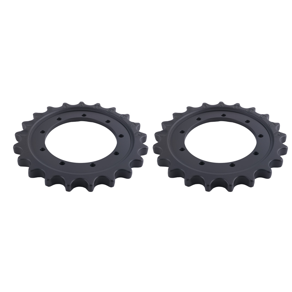 Drive Sprocket 2PCS 9-Hole 21-Tooth for Hitachi EX30 ZX35 compatible for Kubota U35-4 2039666
