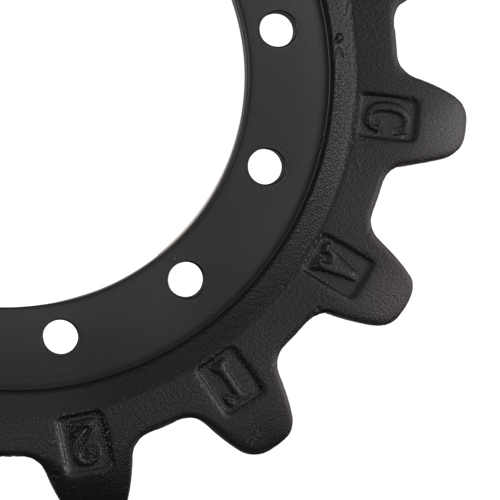 Drive Sprocket compatible for Caterpillar 239D 249D 259D 304-1870 12 Bolt 15 Teeth Black