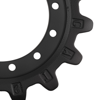 Drive Sprocket compatible for Caterpillar 239D 249D 259D 304-1870 12 Bolt 15 Teeth Black