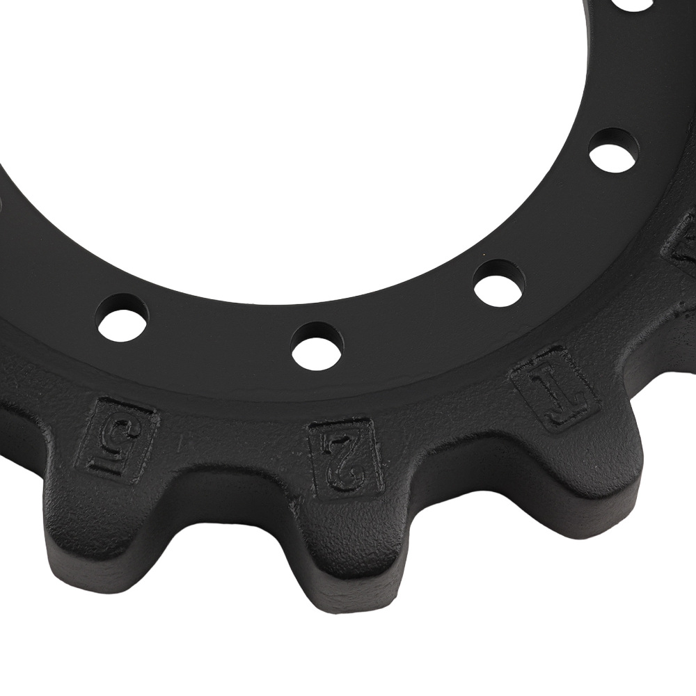 Drive Sprocket compatible for Caterpillar 239D 249D 259D 304-1870 12 Bolt 15 Teeth Black