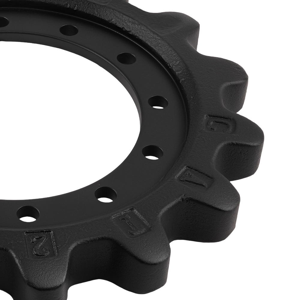Drive Sprocket compatible for Caterpillar 239D 249D 259D 304-1870 12 Bolt 15 Teeth Black