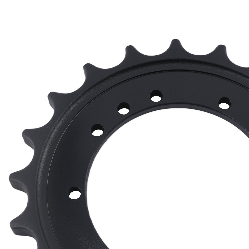 11 Bolt Holes Drive Sprocket compatible for Bobcat E27Z E32I E35 7142235 Black Steel