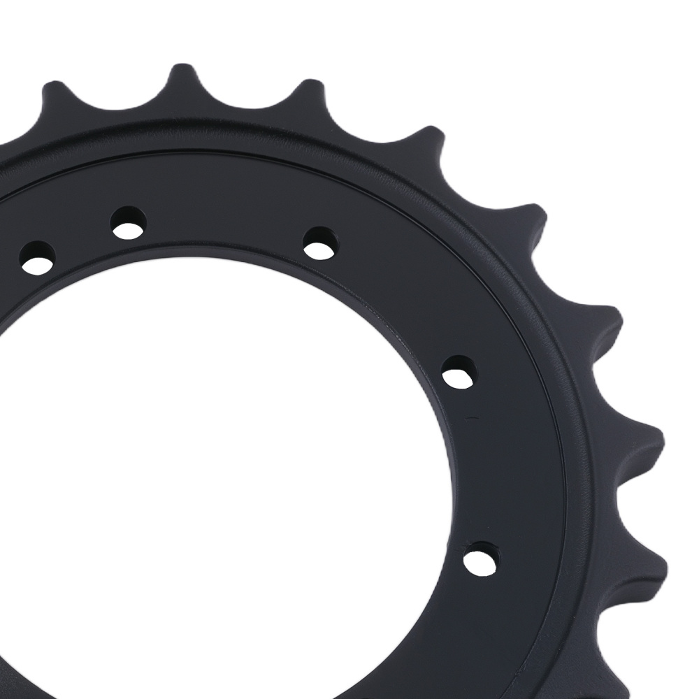 11 Bolt Holes Drive Sprocket compatible for Bobcat E27Z E32I E35 7142235 Black Steel