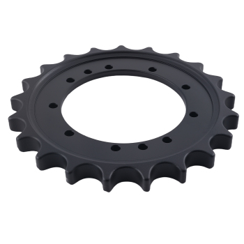 11 Bolt Holes Drive Sprocket compatible for Bobcat E27Z E32I E35 7142235 Black Steel