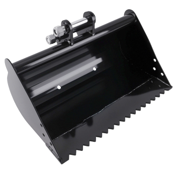 600mm Plain Bucket Grading Flat Attachment compatible for Mini Excavator Digger Flat Bucket