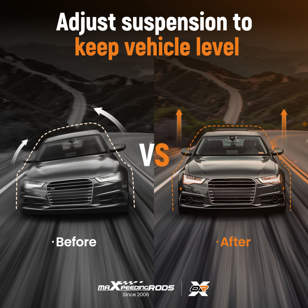 2x Posteriore Sensore di Livello compatibile per Audi A6 4G2 Allroad A7 Sportback 4GA A8 4H