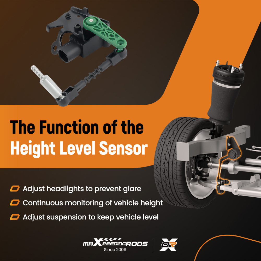 Headlight Level Sensor For Audi A6 V6 3.0L 2016 Petrol Sedan 4H0-941-285-G