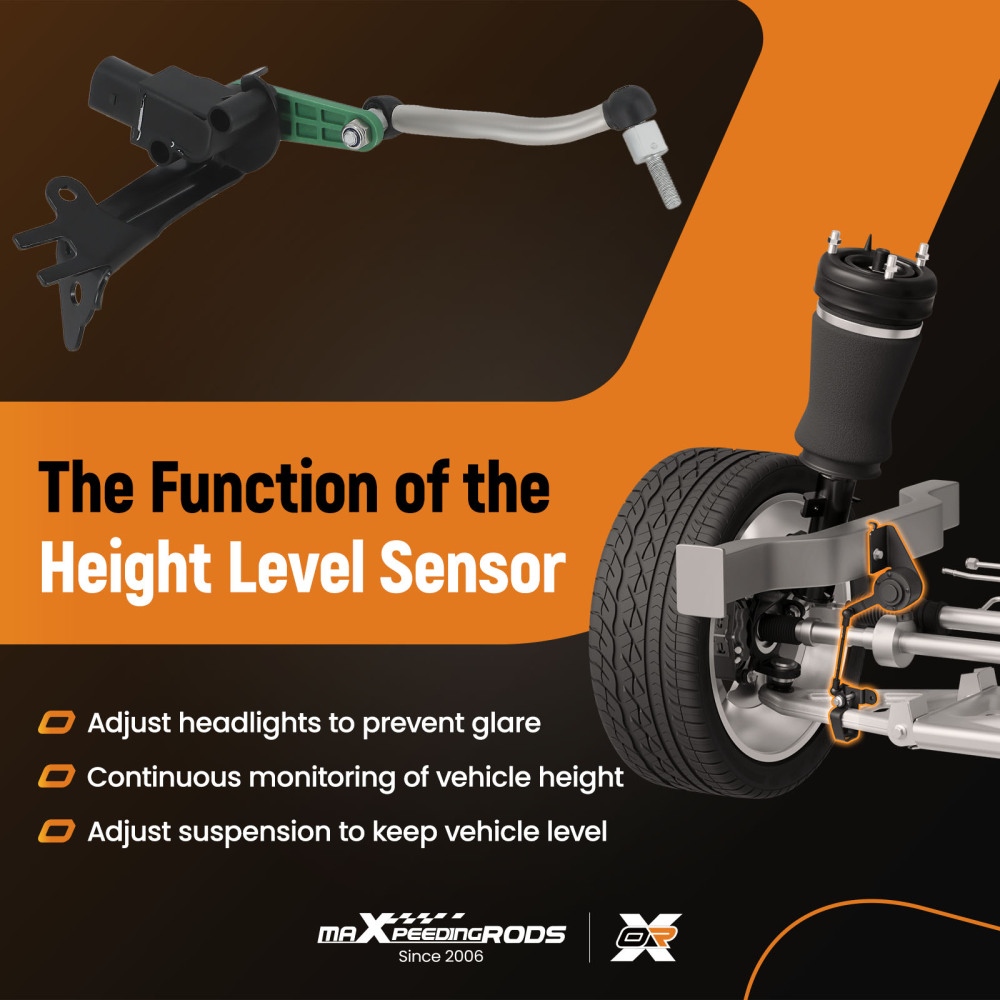 Sensore Altezza Anteriore Destro compatibile per Audi Q5 8RB SQ5 2.0 TDI 2008-17 8R0941286D