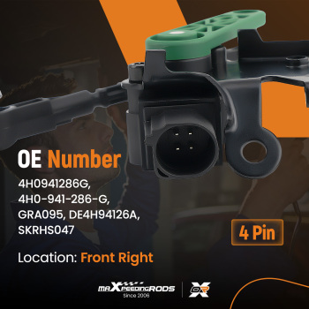 Front Right Height Level Sensor compatible for Audi A6 A8 S6 S7 S8 4h0941286g