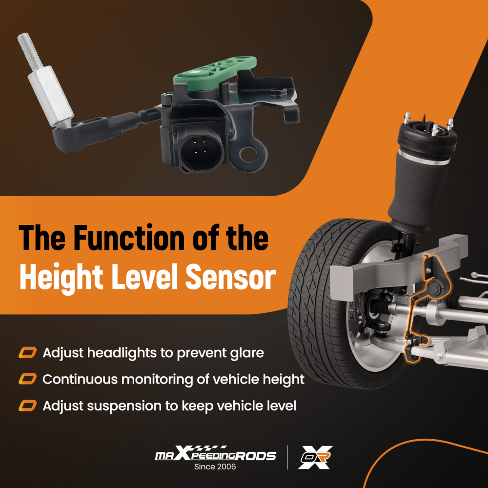 Front Right Height Level Sensor compatible for Audi A6 A8 S6 S7 S8 4h0941286g