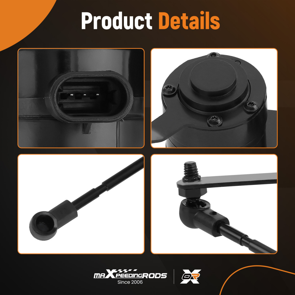 Front LR Height Level Sensor compatible for Cadillac Escalade 2007-2014 Sport Utility 2X