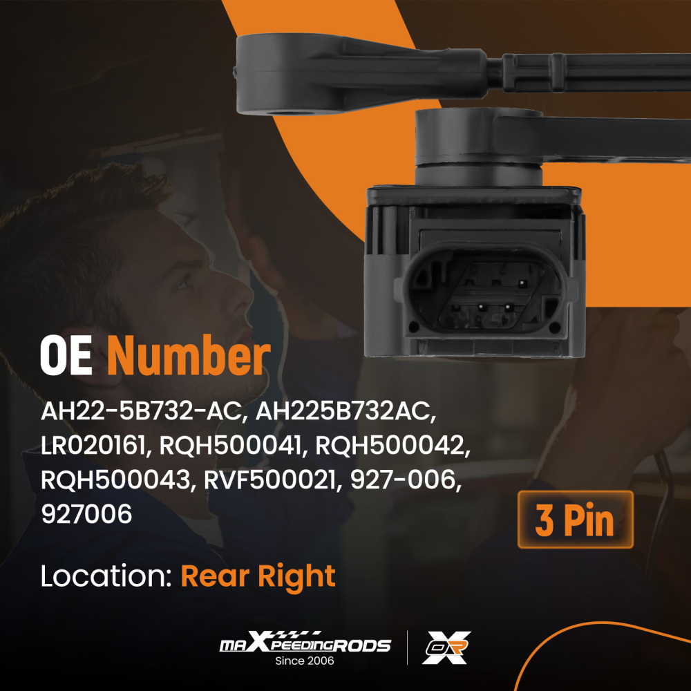 Rear Right Air Suspension Height Sensor compatible for Land Rover Range Rover Sport 05-09