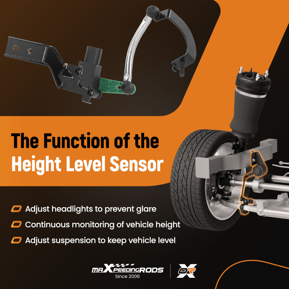 Sensore di Livello Altezza Anteriore Destro compatibile per Audi A3 compatibile per VW Golf VII 5Q0412522C