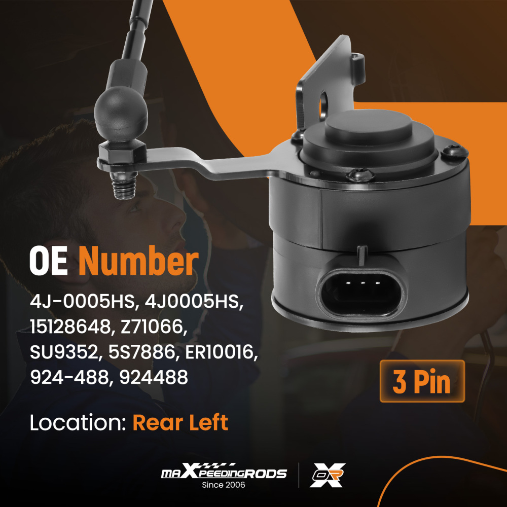 Rear Driver LH Suspension Ride Height Sensor compatible for Cadillac Escalade 2004-2010 1Pc