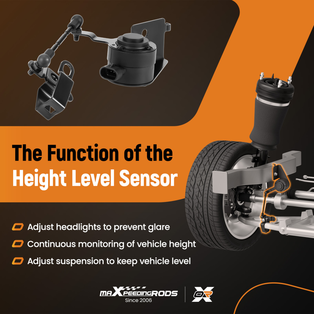 Rear Driver LH Suspension Ride Height Sensor compatible for Cadillac Escalade 2004-2010 1Pc