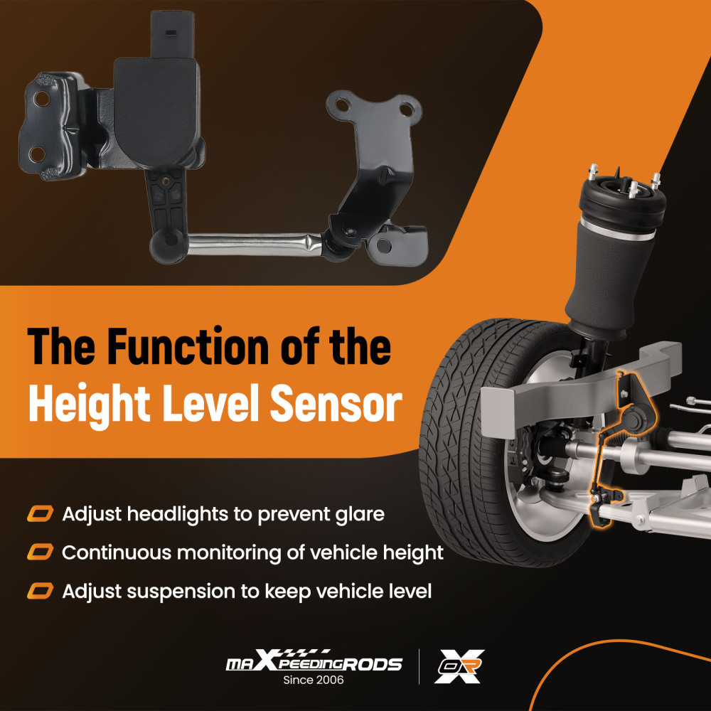Sensore Altezza Posteriore Sinistro compatibile per Skoda Superb II 3T4 3T5 08-15 3T0941273