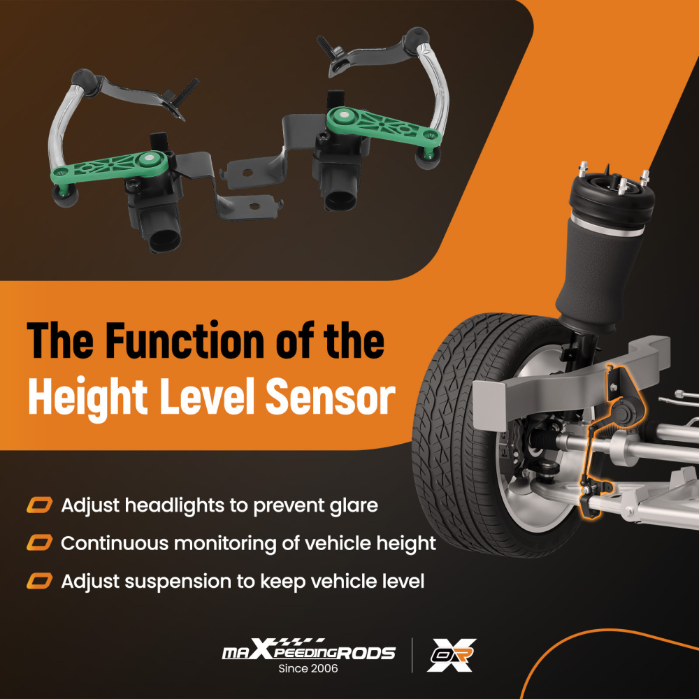 Anteriore Sensore Altezza compatibile per VW Golf Passat B6 B7 CC EOS Tiguan compatibile per Audi 3C0412521B