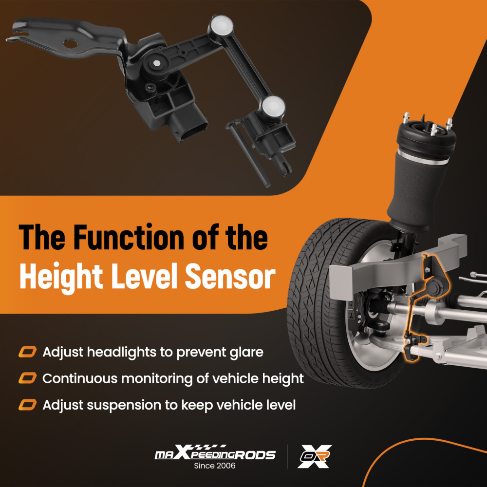 Front LH Air Suspension Level Sensor For Audi Q7 3.0L 2007-2015 2011 7L0616213B