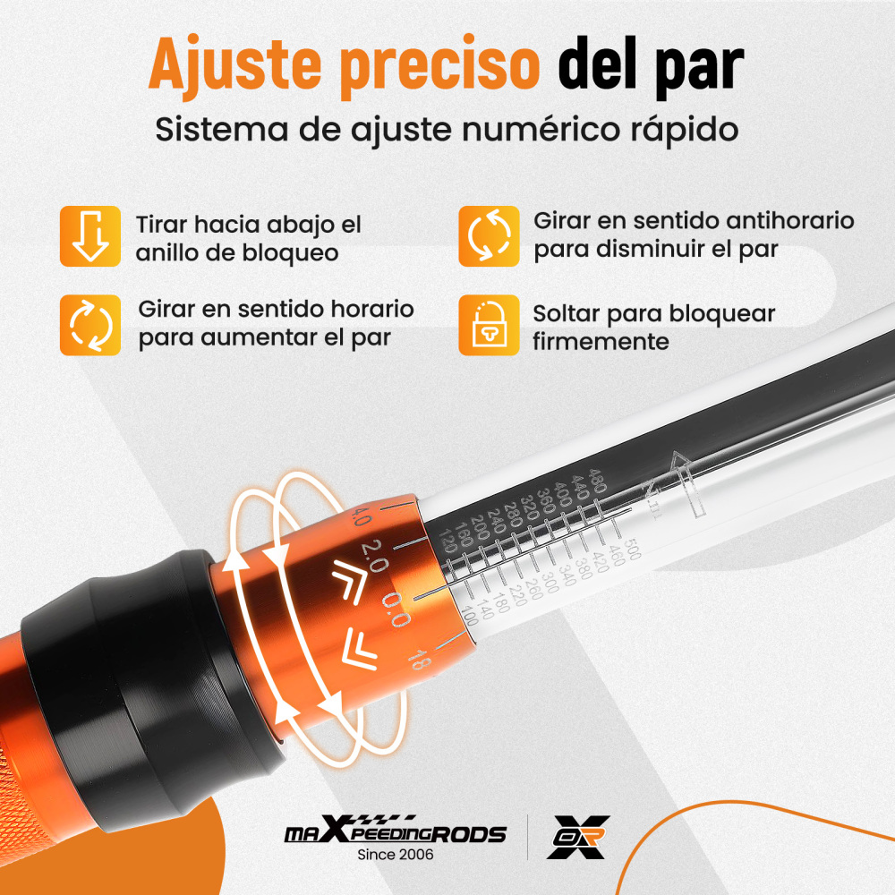 3/4 Adjustable Click Torque Wrench 100-500 Nm Aluminum Alloy Tool Set