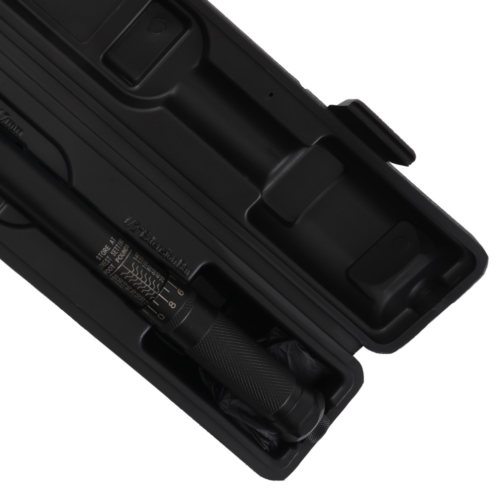 6pc 1/2 Click Torque Wrench Kit 10-150 ft.lb with Extension BarSocket Set