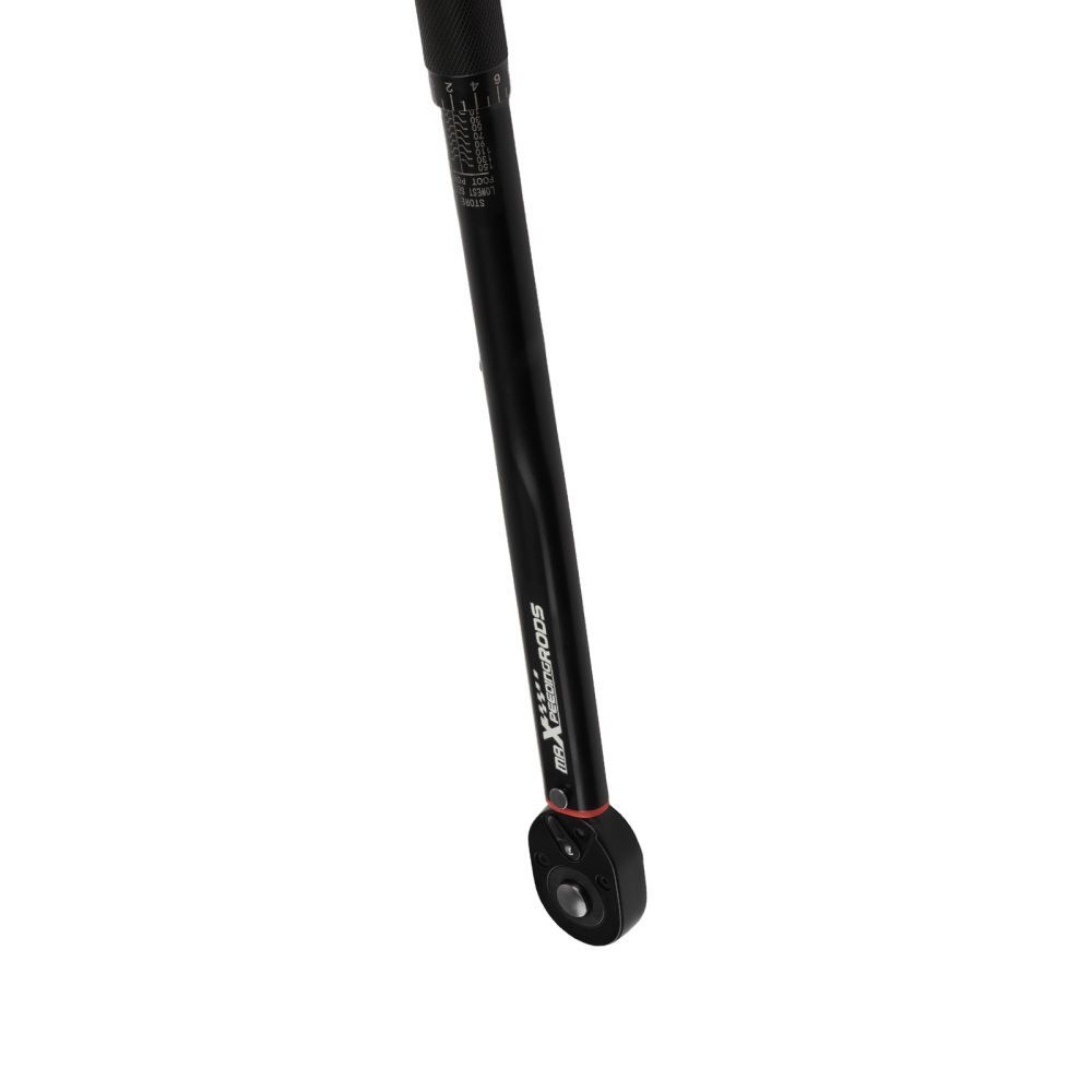 1/2 Drive Torque Wrench 10-150 Ft-Lb Pre-calibrated Chrome Vanadium Steel W/Compatible for Case