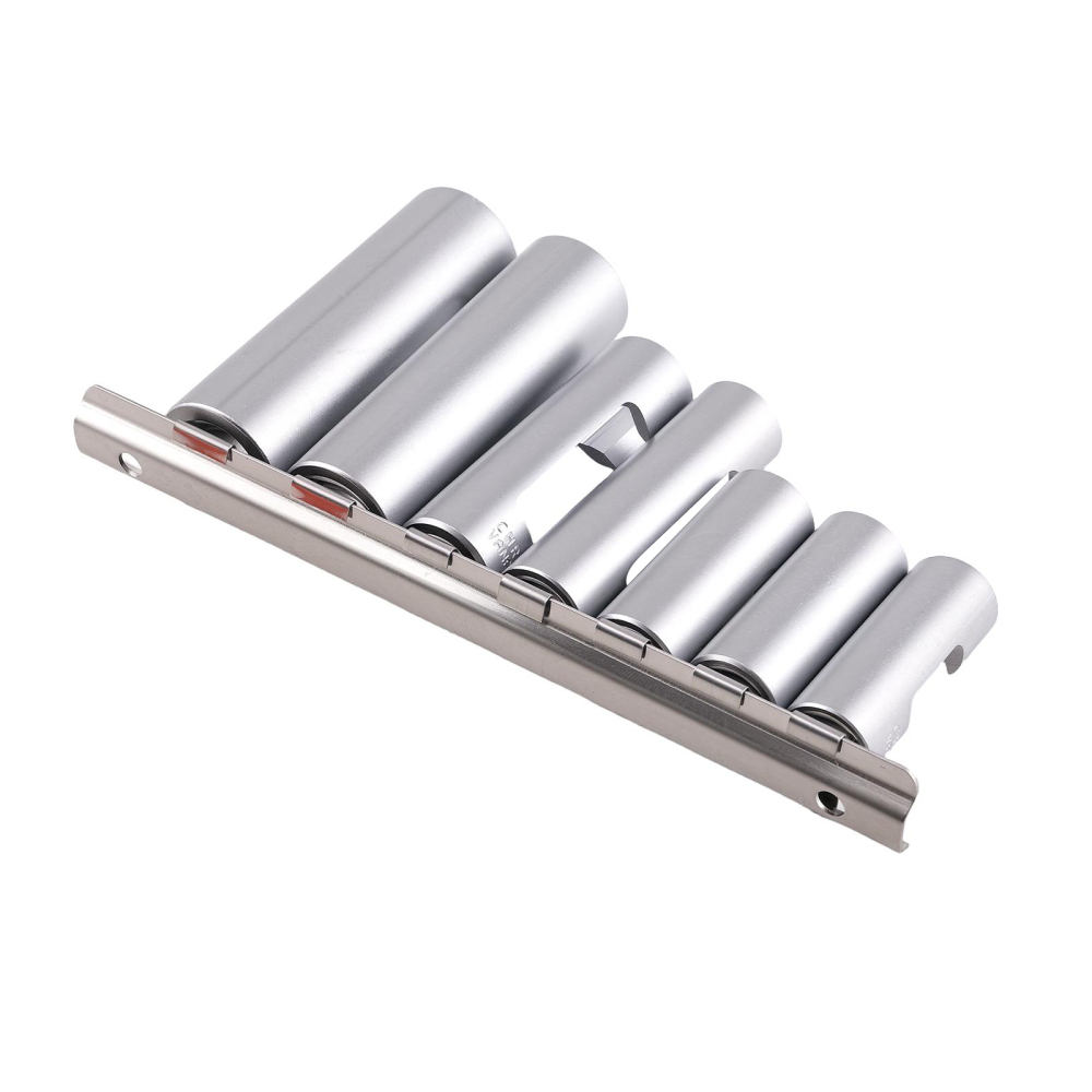 7pc Fuel Line Socket Set for ABS Brake Sensor 10-19mm Chrome Steel Wrench Kit