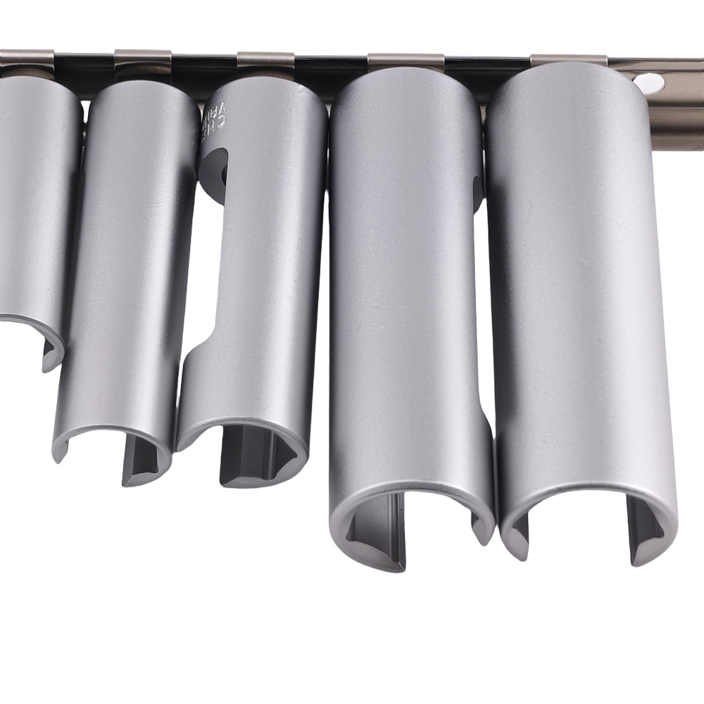 7pc Fuel Line Socket Set for ABS Brake Sensor 10-19mm Chrome Steel Wrench Kit