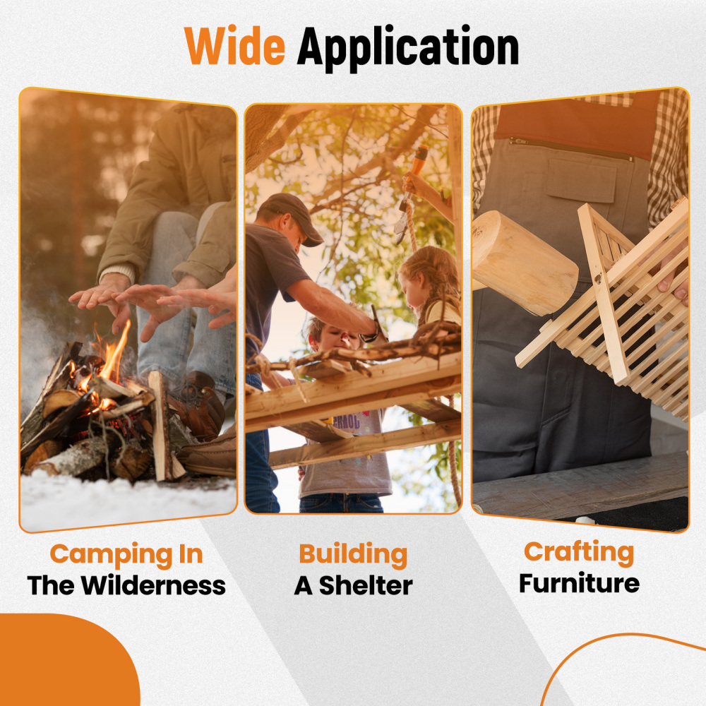 4 Pcs Hand Auger Wood Drill Bushcraft Gear Survival Tools for Dowel Holes