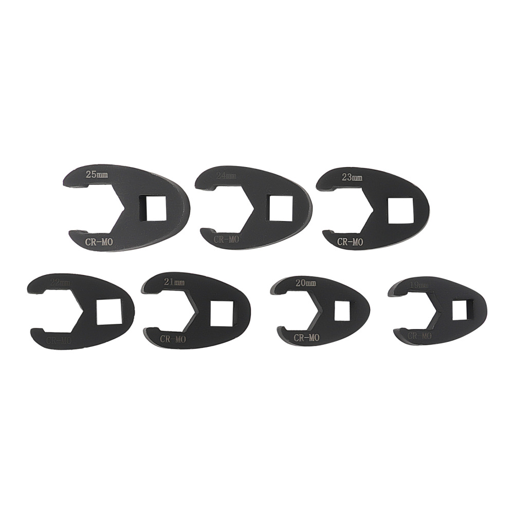 32 Piece Crow Foot Socket Set 10-50mm Chrome Vanadium with Adapters Tools