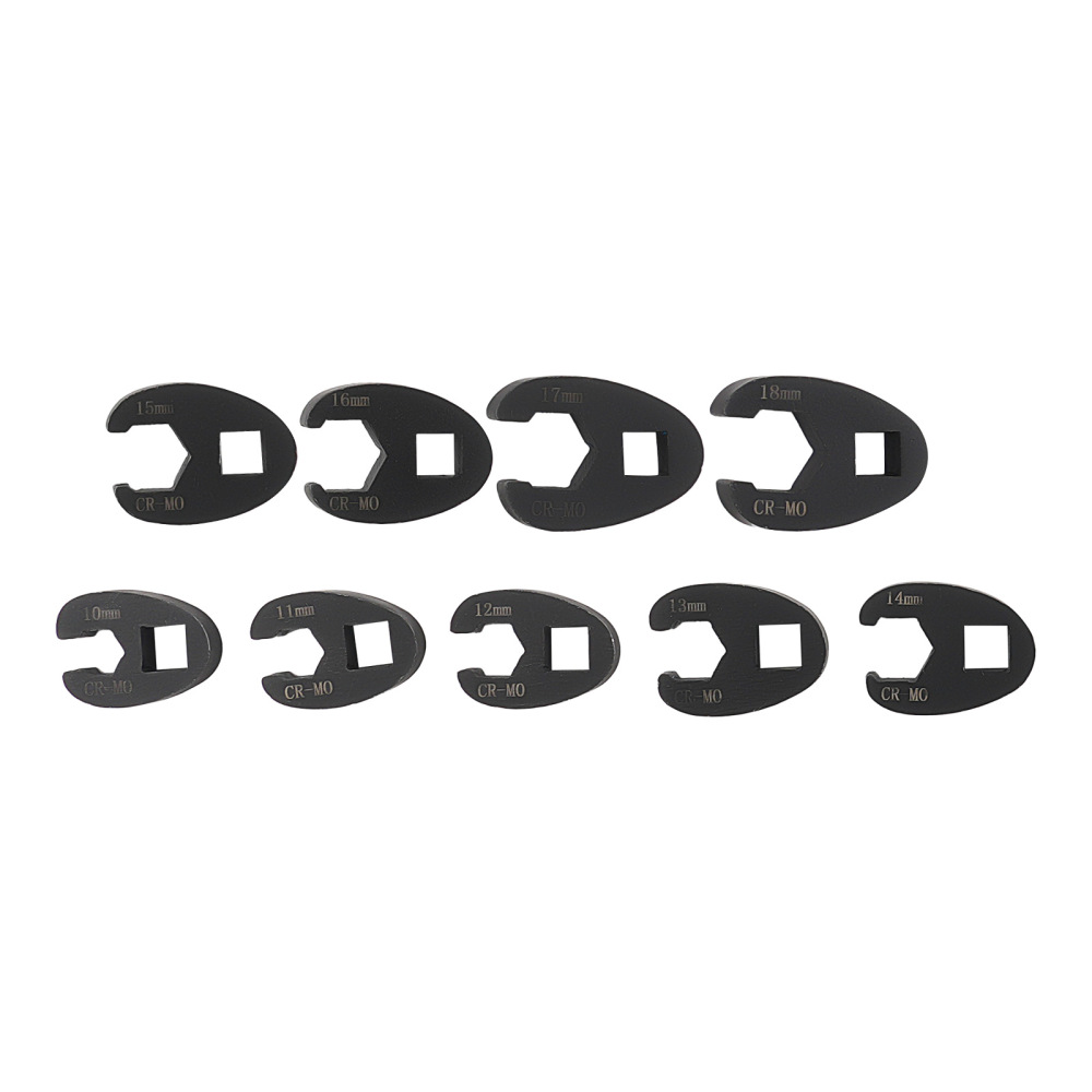 32 Piece Crow Foot Socket Set 10-50mm Chrome Vanadium with Adapters Tools
