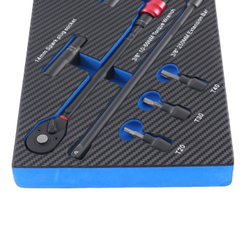 Chiave Dinamometrica 10-60Nm 3/8 for Auto Moto Con Set Completo