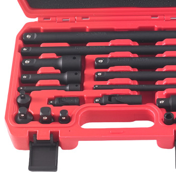 20pc CrMo Impact Extension Bar Adapter Set Socket Universal Joint Tool Kit