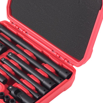 20pc CrMo Impact Extension Bar Adapter Set Socket Universal Joint Tool Kit
