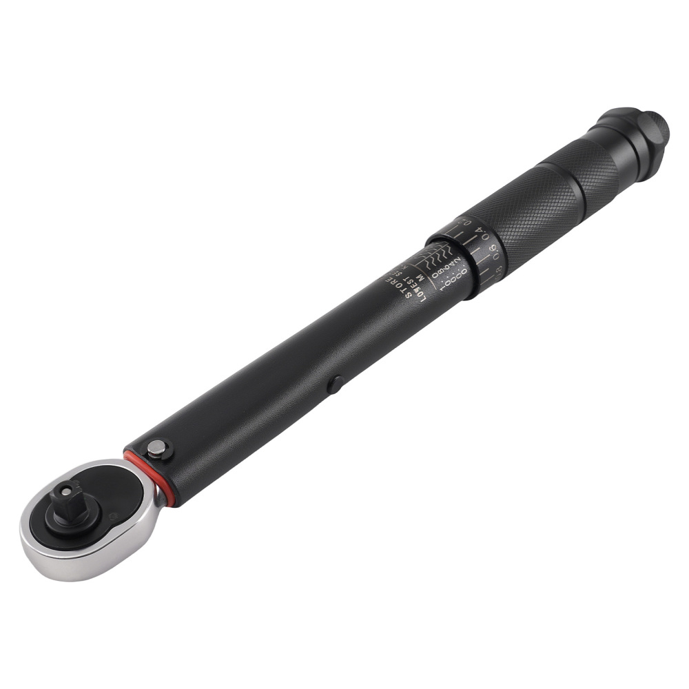 Llave Dinamométrica 1-10Nm 1/4 Carraca Reversible 40Cr con Maletín y Guantes