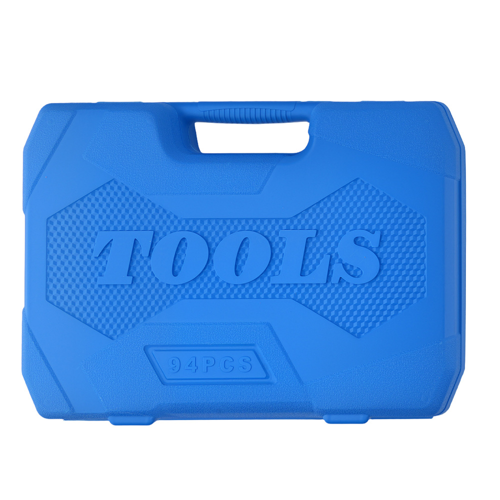 94 Piece Socket Set CRV 1/4 1/2 Drive Metric Hex Star Bits Ratchet Tools