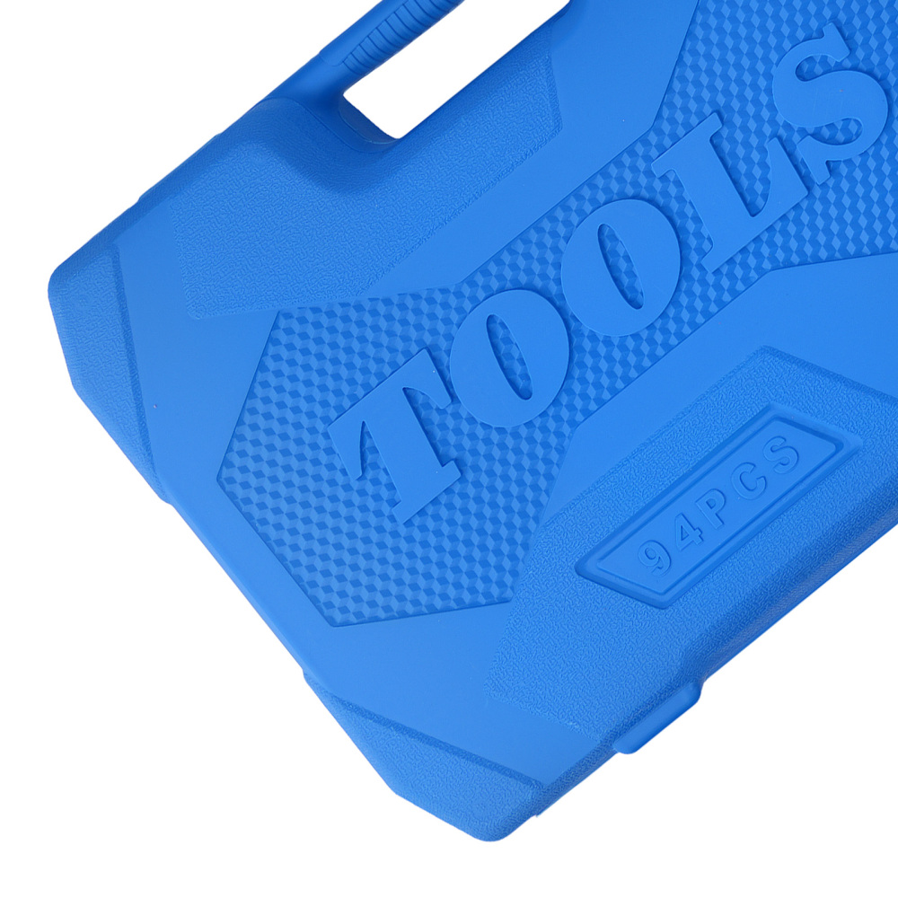 94 Piece Socket Set CRV 1/4 1/2 Drive Metric Hex Star Bits Ratchet Tools