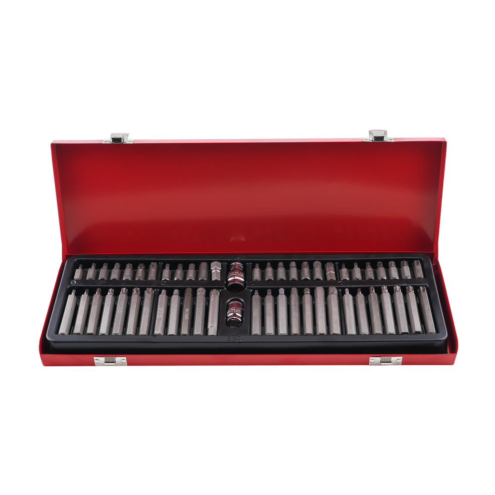 54 Embouts Étoile Hexagonal Cannelé Adaptateur 3/8 1/2 for Clé Impact