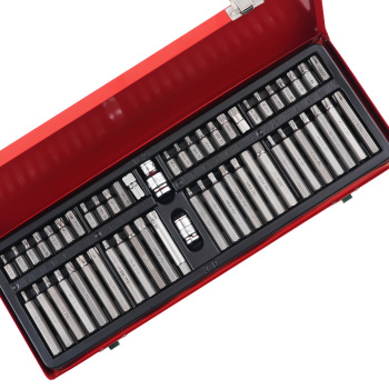 54 in 1 Set Bussole Star Hex Spline Acciaio for Manutenzione Industriale