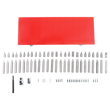 54 in 1 Set Bussole Star Hex Spline Acciaio for Manutenzione Industriale