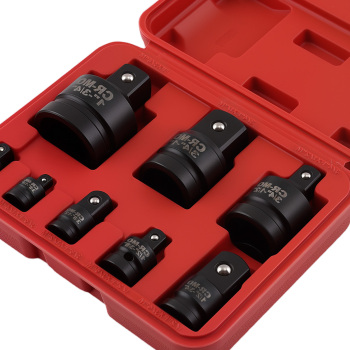 9 Pezzi Adattatori Bussole Impatto Acciaio CR-MO 1/4 3/8 1/2 3/4 1