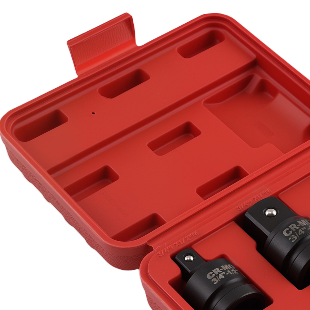 9 Pezzi Adattatori Bussole Impatto Acciaio CR-MO 1/4 3/8 1/2 3/4 1