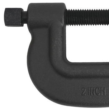 2 Industrial Grade C-Clamp Oxide Coating 2-5/16 Opening Construction Tool