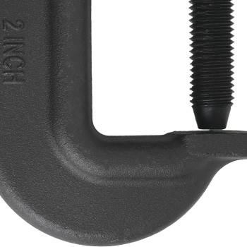 2 Industrial Grade C-Clamp Oxide Coating 2-5/16 Opening Construction Tool