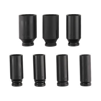 1/2 Drive Deep Socket Set 16 Pieces 10-32MM 12 Point Impact Metric CR-V